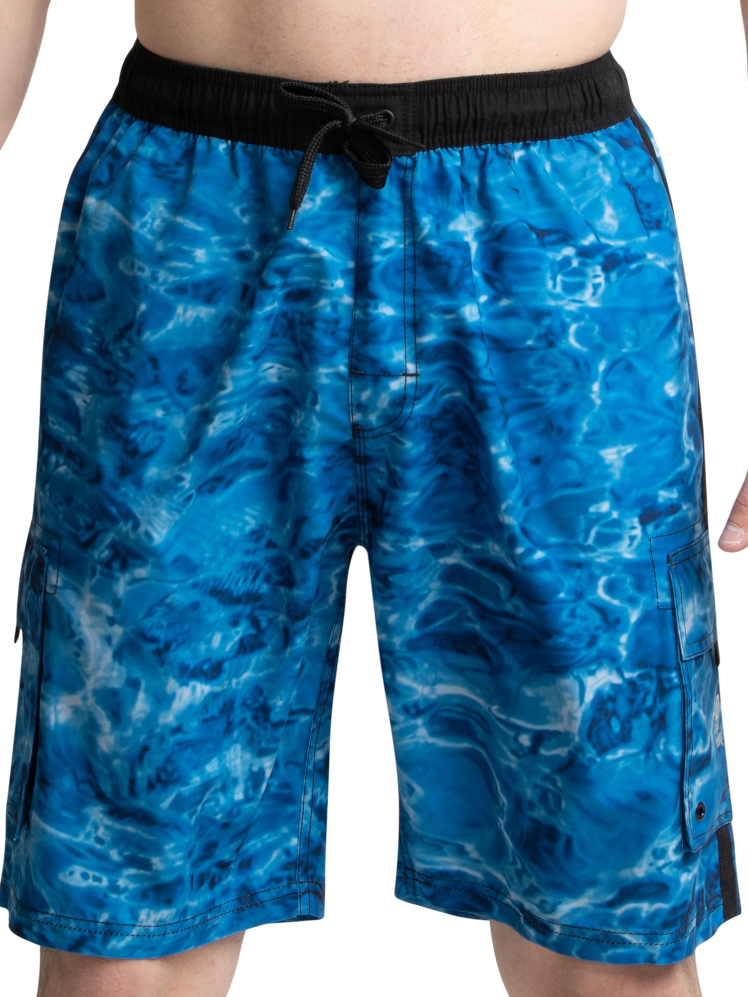 Quick Dry Mens Beach Shorts Fantasy Rainbow Mesh Lining Surfing Board Shorts Swim Trunks with Pockets