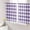 Grey Purple, variant on Sheer Curtains 45 Inches Long, Grey Plaid Light Filtering Window Curtains for Living Room, Gradient Geometric Buffalo White Checkered Rod Pocket Voile Sheer Curtain Drapes, 52"W x 45"L, 2 Panels
