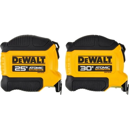 Stanley Dewalt Atomic 25' & 30' Tape Measure Combo Pack DWHT38125S DWHT38130S