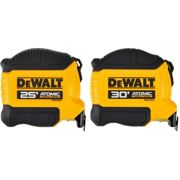 Stanley Dewalt Atomic 25' & 30' Tape Measure Combo Pack DWHT38125S DWHT38130S