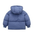 thumbnail image 4 of Esaierr Toddler Baby Hooded down Jacket for Boys Girls Kids Fleece Winters Coats Thicken Warm Winter Coat Outerwear for 1-7T, 4 of 5