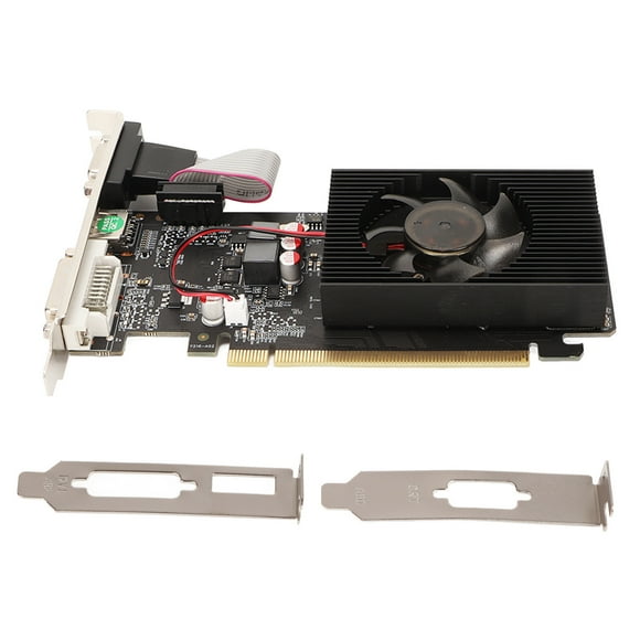 ZOUSSIQI GT220 1GB DDR3 Graphics Card 128bit Support DirectX 10.1 VGA DVI HD Multimedia Interface Quiet Game Graphics Card with 2 Bracket EL225#70298
