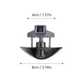 thumbnail image 2 of Button Lock Drawer Wardrobe Cabinet Lock Accessories Wardrobe Hardwares Fittings, 2 of 9