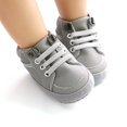 thumbnail image 1 of Toddler Baby Unisex Autumn PU Patchwork Walking Shoes Soft Sole, 1 of 4