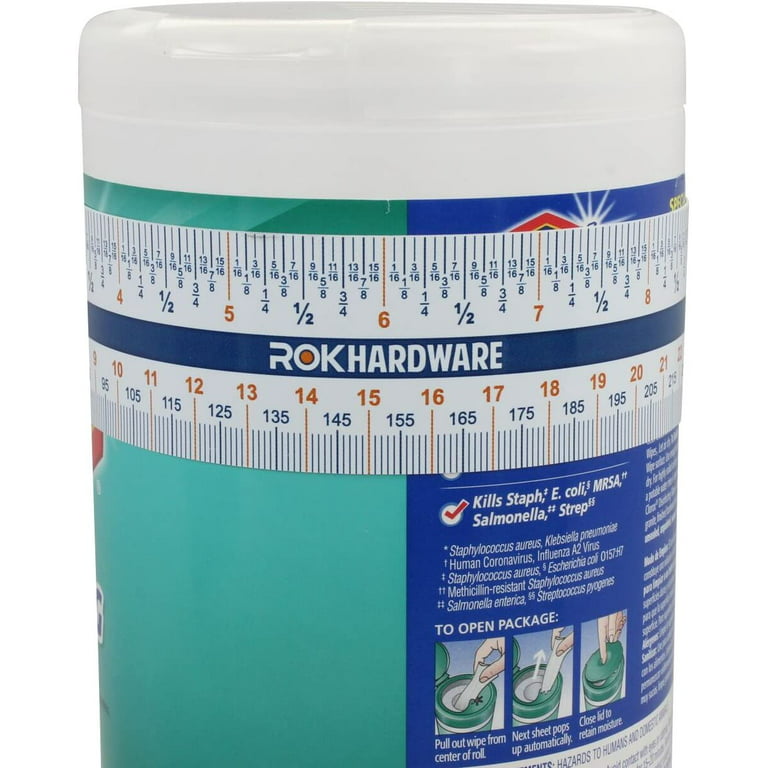 Rok Hardware Measuring Plastic Flexi 12 Easy To Read English Metric 300mm  Ruler