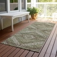 thumbnail image 6 of Addison Rugs Chantille Indoor/Outdoor Transitional Tribal Olive Machine Washable Runner Rug, 2'3" x 7'6", 6 of 7