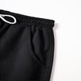 thumbnail image 4 of Vhkiploz Drawstring Wide Leg Trousers for Men's Sporty Workout Athletic Joggers Solid Color Daily Pants with Side Pockets, 4 of 8