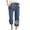 Navy, variant on Lopecy-Sta Women's Casual Pants Gift for Women Women Linen Trousers Drawstring Leggings for Women Ladies Capri Pants with Pockets Print Elastic Waist Summer Trousers