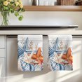 thumbnail image 7 of Orange Blue Starfish Coastal Kitchen Towels Set of 1, Summer Beach Eucalyptus Retro Absorbent Dish Towels for Kitchen, Microfiber Hand Towel, Quick Drying Tea Towel for Cleaning Decorative Dishcloths, 7 of 7