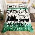 thumbnail image 1 of Maxcorners Happy Camping Duvet Cover For Rv Decor, Camper Trailer Graffiti, 1 of 5