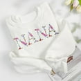 thumbnail image 2 of Embroidery Nana Sweatshirts For Women Gift Sweatshirt From Grandkids Nana Flower Grandma Gift Mothers Christmas, 2 of 7