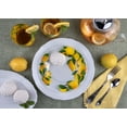 thumbnail image 3 of STP GOODS Lemons Glass Dessert Plate Set of 6 Pcs 7.5" (19 cm) Glass Appetizer Plate Set Service for 6 Salad Plates, Clear Yellow Green, 3 of 7
