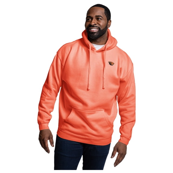 Men's League Collegiate Wear Orange Oregon State Beavers Essentials 2.0 Fleece Pullover Hoodie