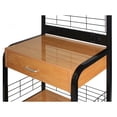 thumbnail image 6 of Home Furniture Kristi Metal Frame Microwave Stand with Storage - Black, 6 of 7