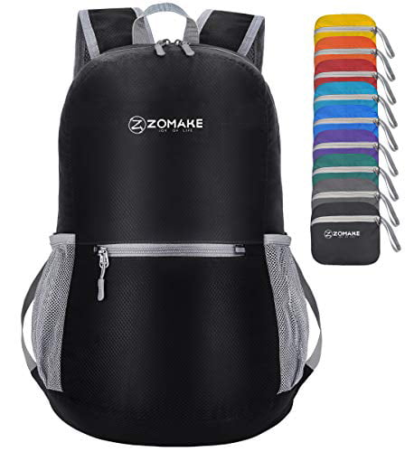 ZOMAKE Lightweight Foldable Backpack Small Unisex Nylon Daypack Water Rucksack 