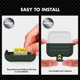 thumbnail image 4 of Funda para AirPods Pro, funda de TPU resistente a prueba de golpes compatible con Apple AirPods Pro (verde medianoche), 4 of 4