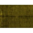 thumbnail image 1 of Ahgly Company Machine Washable Indoor Rectangle Abstract Yellow Modern Area Rugs, 5' x 7', 1 of 4
