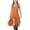 Orange, variant on Girls Fashion Lace Patchwork Flowy High Low Dress Sleeveless Dresses for Teen Girls Summer Clothes White 160