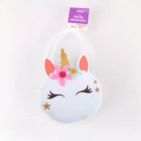 Way To Celebrate Halloween Unicorn Felt Bag