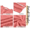 thumbnail image 5 of Fantaslook Womens Tops Textured Long Sleeve Shirts Casual Fall Tops Lightweight Pullover, 5 of 8