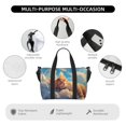 thumbnail image 3 of Travel Duffle Bag Cloud Sleeping Cat Travel Tote Bags Carry on Luggage Waterproof Weekender Bags with Top Handle Adjustable Shoulde Strap for Travel Gym, 3 of 5