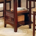 thumbnail image 2 of Coaster Lavon Extensible Table à Manger Hauteur Comptoir en Bois en Brun, 2 of 4