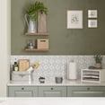 thumbnail image 2 of Ballucci 16" Floating Shelves for Wall, 2-Pack with Invisible Brackets, 6" Deep, Rustic Brown, 2 of 6