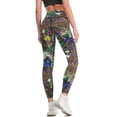 thumbnail image 3 of Mardi Gras Carnival 1B Leggings Female legging pants gym wear Tight fitting woman Womens Leggings, 3 of 6