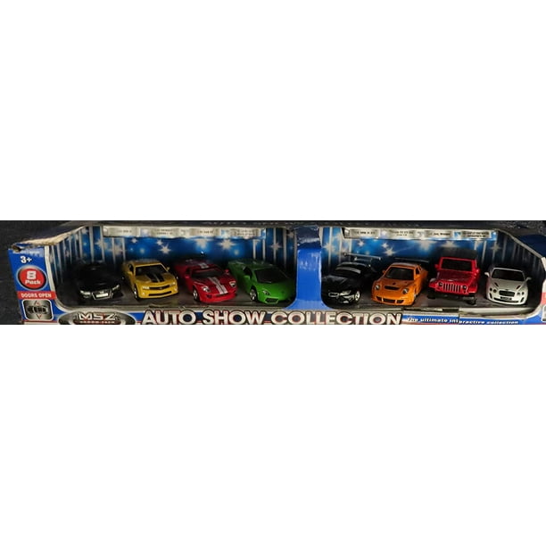 MSZ VROOM TECH Auto Show Collection Doors Open 8 in a Pack Blue Box Walmart Business Supplies