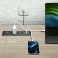 thumbnail image 3 of HdcTek USB Power Strip Recessed Power Outlet Mountable Desk Power Strip Table Power Station, 3 of 3