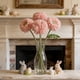 thumbnail image 5 of Ramo de flores de hilo hecho a mano – Arreglo floral artificial de crisantemos con pompones tejidos para decoración del hogar, centro de mesa, regalo de primavera, 5 of 6