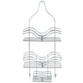 thumbnail image 4 of Bath Bliss 2 Shelf Ocean Design Metal Shower Caddy, Chrome, 4 of 8