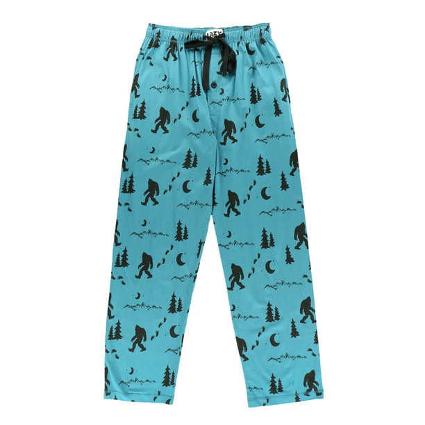 LazyOne Pajama Pants for Men, Male Pajamas, Mountain Bigfoot, Small ...