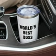 thumbnail image 4 of Boss Mug Tumbler, Boss Gifts for Women Men Female Male - Boss Christmas Gifts, Happy Bosses Day Gift Ideas, Worlds Best Boss Manager Appreciation Gifts for Him Her, Funny Boss Coffee Cup, 4 of 6