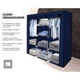 thumbnail image 2 of Closet Ropero Armable Big Room 3 Puertas Organizador Portatil Azul, 2 of 8