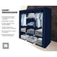 thumbnail image 2 of Closet Ropero Armable Big Room 3 Puertas Organizador Portatil Azul, 2 of 8