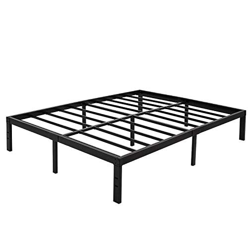 45minst 14 Inch Platform Bed Frame Easy, Queen Size Bed Frame Instructions