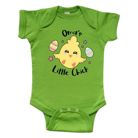 

Inktastic Happy Easter Oma s Little Chick Gift Baby Girl Bodysuit