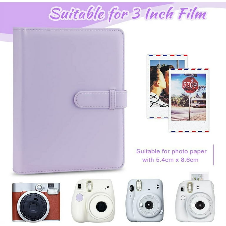 STONCEL 256 Pockets Photo Album for Fujifilm Instax Mini, PU