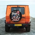 thumbnail image 6 of American Flag Spare Tire Covers July 4th Weatherproof Wheel Protectors USA Independence Day Patriotic Wheel Covers Universal Fit for Trailer Rv SUV Truck Travel Trailers Camper, 6 of 10
