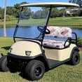 thumbnail image 2 of Yuyamidu 2 PCS Star Golf Cart Seat Covers American Flag Golf Cart Backrest Bottom Seat Cover for Most Golf Carts Club Cars and More 2 Person Seat, 2 of 8