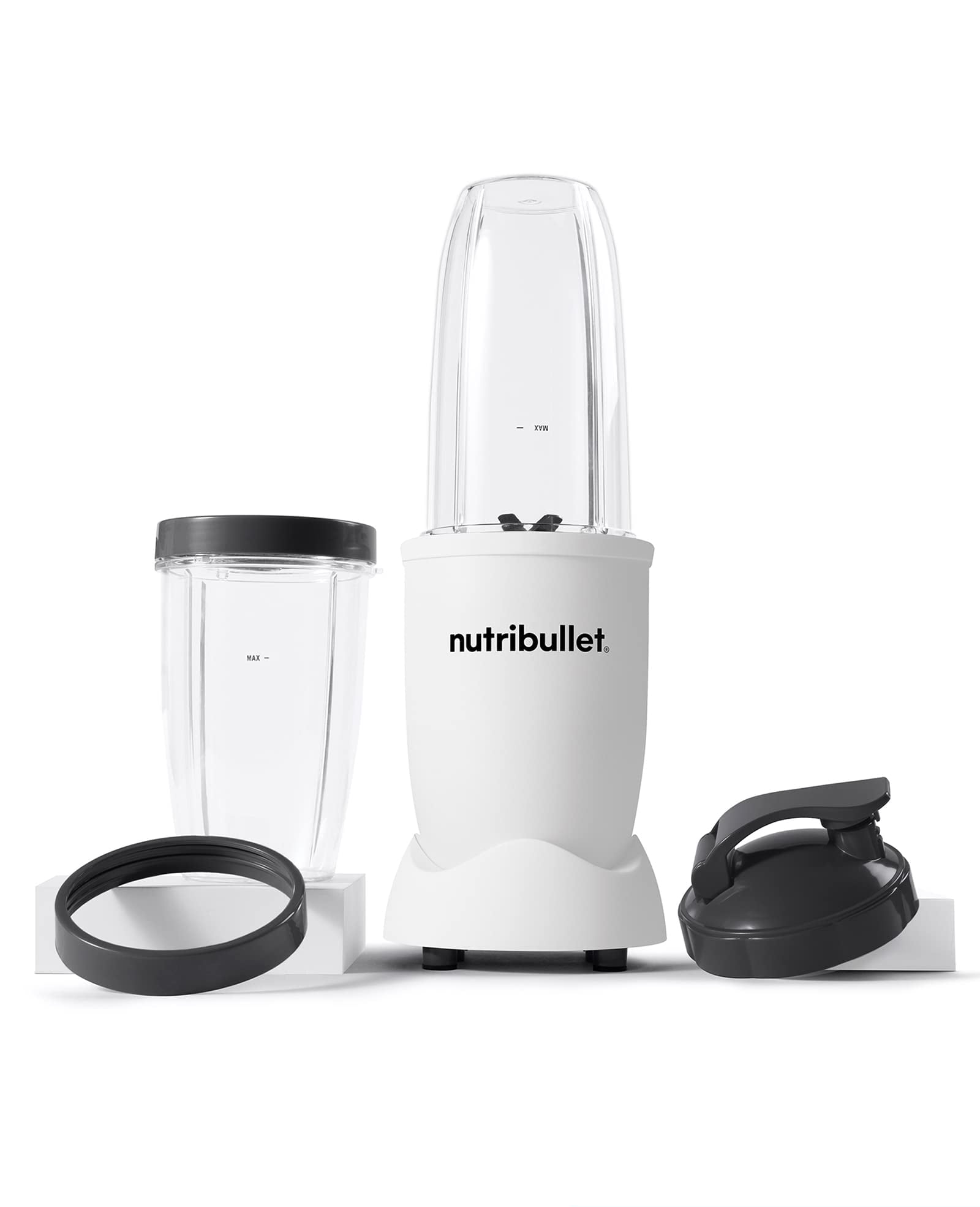 Nutribullet Pro, Licuadora Personal 900 W Blanco Mate 7 pzas