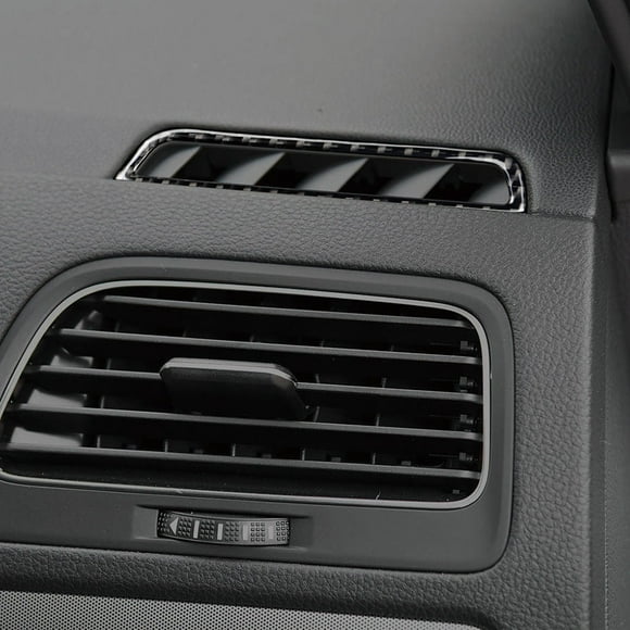 OULII 2Pack Car Decorative Strips Car Interior TPU Stickers Black Rectangular For Car Owners