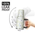 thumbnail image 3 of 40oz Pioneer Flower Floral Print Pattern Insulated Tumbler with Handle, BPA-Free Leak Proof Lid and Straws, Double Wall Vacuum, Hot 12h/Cold 34h, 3 of 6