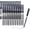 25 Blue, variant on Shuttle Art Permanent RollerBall Pens, 25 Pack Blue Fine Point Roller Ball Pens, 0.5mm Liquid Ink Pens for Writing Journaling Taking Notes Office