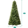 thumbnail image 2 of Naomi Home 7.5ft Traditional Pre-Lit Artificial Christmas Tree with 1746 Branch Tips, 550 Warm White Lights, and Metal Stand – Realistic Fir Christmas Tree with Lights, 2 of 10