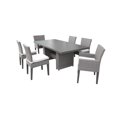 thumbnail image 2 of Florence Patio Rectangulaire Table à Manger 4 Chaises Sans Bras 2 Fauteuils, 2 of 2