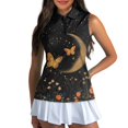 thumbnail image 3 of Whosucclay Butterfly Moon Golf Shirts for Women Comfortable Stretchy Breathable Sleeveless Golf Shirts XS - 2XL, 3 of 7