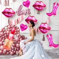 thumbnail image 3 of Set de 7 Globos Corabsar para San Valentín con Labial y Botas, 3 of 7
