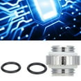 thumbnail image 4 of G1/4 Water Cooling Fittings  Copper Small Compact Replaceable Computer Supplies for PC, 4 of 7